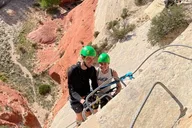 East Zion Via Ferrata and Rappelling Experience 1 Hr thumbnail 6