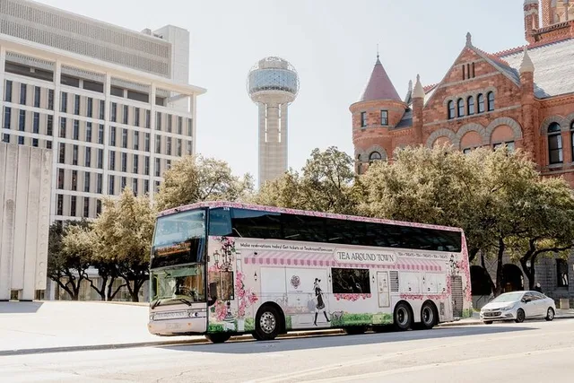 Dallas Tea Tour on a Pink Bus 90 min - Image 2