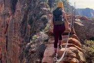 Zion Angels Landing Hike with Permit thumbnail 1