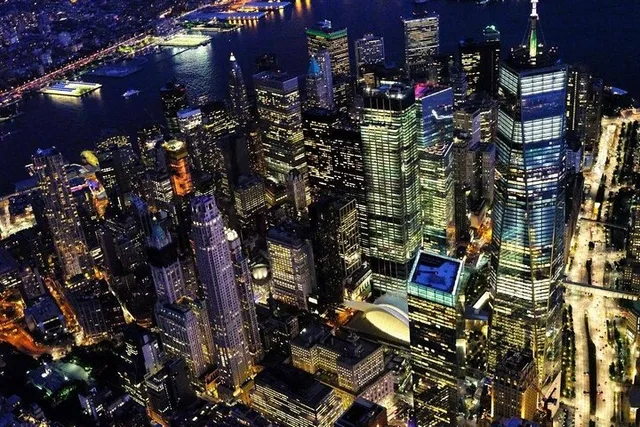 New York City Helicopter Tour at Night - Image 1
