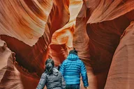 Las Vegas Antelope Canyon & Horseshoe Bend Tour at Golden Hour thumbnail 5