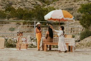 Southern California Brunch with Mini Rescue Burros