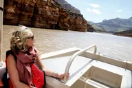 Grand Canyon Helicopter Tour with Skywalk and Boat Ride thumbnail 2