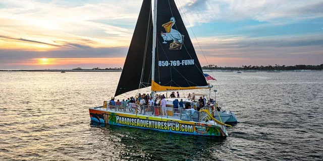 Panama City Beach Sunset Dolphin Catamaran Sail - Image 3