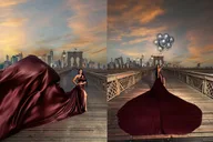 New York City Flying Dress Photoshoot thumbnail 4