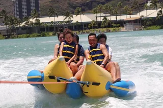 Hawaii Banana Boat and Bumper Tube Ride 45 Min