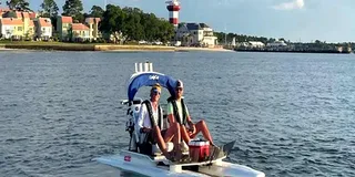Hilton Head Island Creek Cat Boat Tour at Sunset