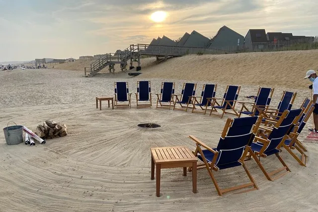 Montauk Private Beach Fire - Image 1