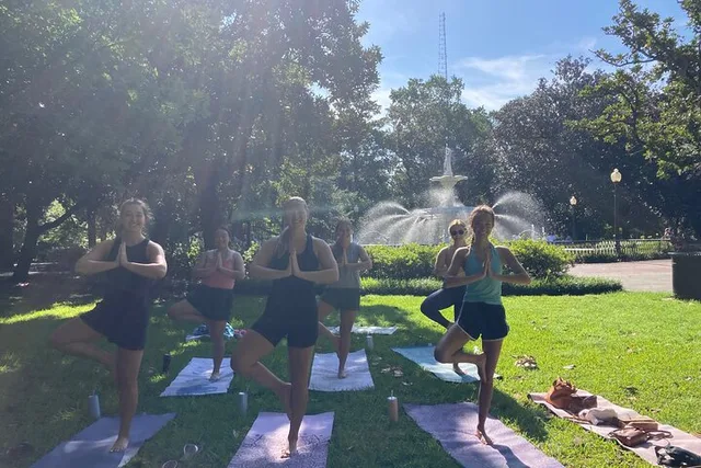 Savannah Yoga Class in Forsyth Park 60 min - Image 5