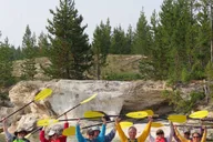 Yellowstone Lake Guided Kayak Tour with Lunch thumbnail 4