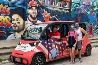 Houston Sightseeing, Brewery, and Mural Tour by Cart