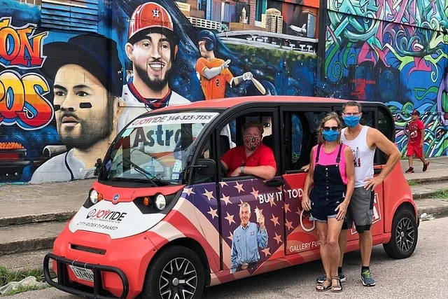 Houston Sightseeing, Brewery, and Mural Tour by Cart - Image 1
