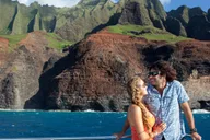 Kauai Na Pali Coast Sunset Boat Tour thumbnail 2