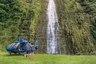 Waikoloa Helicopter Tour with Kohala Waterfalls Landing thumbnail 1