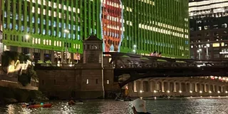 Chicago Moonlight Paddle Tour on the River