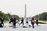 Washington D.C. Yoga Class at Sunrise 60 min thumbnail 1