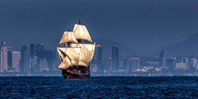 San Diego 16th Century Galleon Sail - Image 4