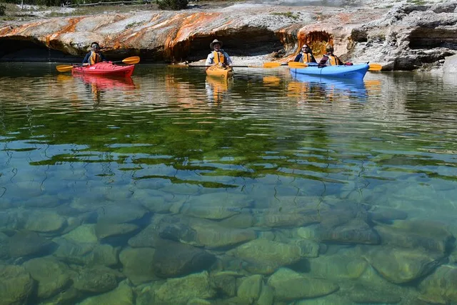 Yellowstone Kayak Tour Past Geothermal Features 4 hr - Image 2