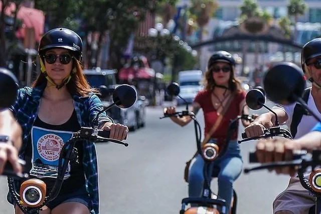 San Diego Scooter Tour Harbor and Gaslamp Quarter 1 hr - Image 1