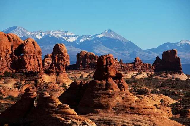 Moab Scenic Drive in Arches National Park at Sunset - Image 5