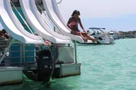 Okaloosa Island Pontoon Boat Rental with Triple Slides thumbnail 1