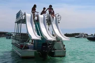 Okaloosa Island Pontoon Boat Adventure with Slides thumbnail 5