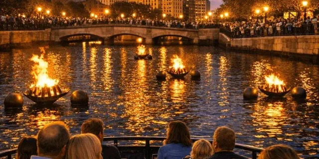 Providence WaterFire Boat Ride - Image 3