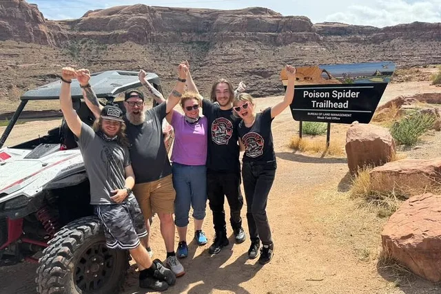Moab Poison Spider U-Drive 4X4 Tour with Dinosaur Tracks - Image 2