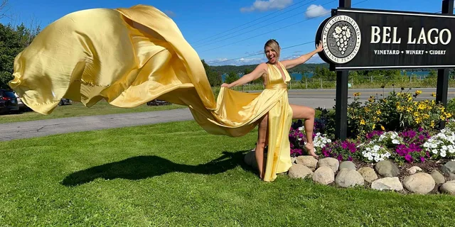 Traverse City Flying Dress Photo Shoot - Image 3