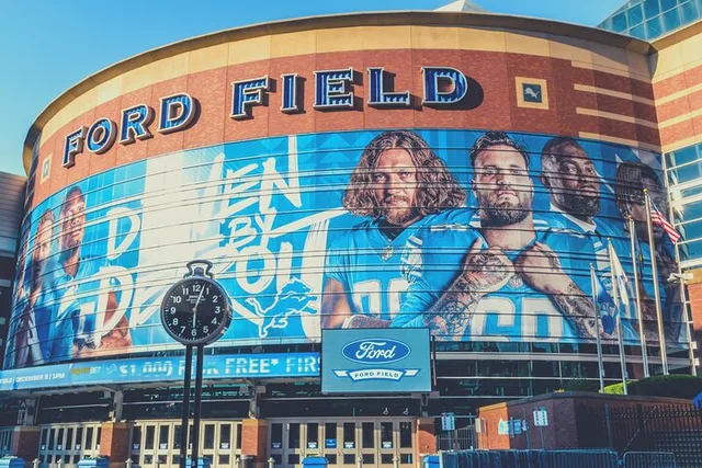 Detroit Lions Football Game Ticket - Image 2