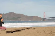 San Francisco Silent Disco Yoga at Baker Beach thumbnail 6