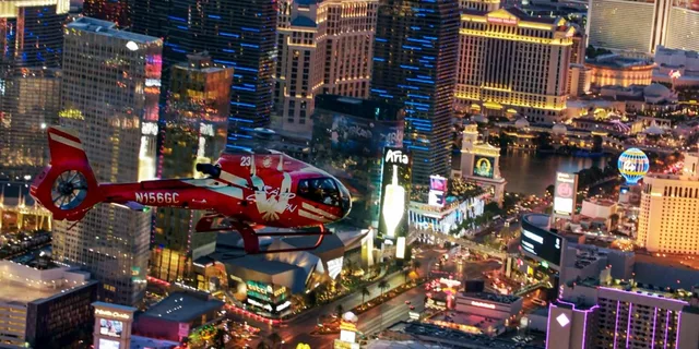 Las Vegas Helicopter Night Tour with Neon Museum - Image 2