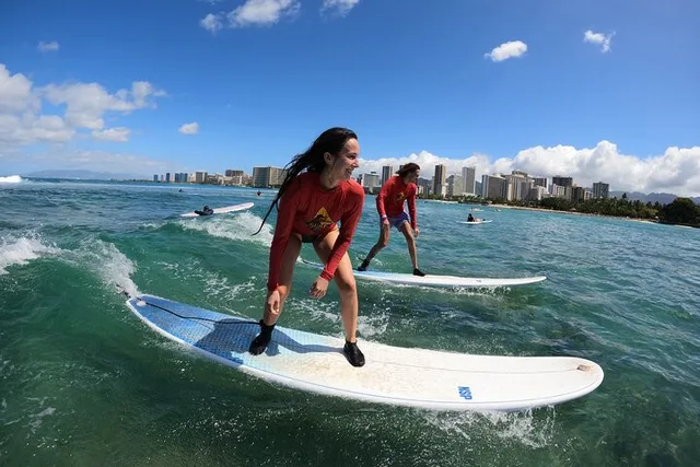 Waikiki Surfing Lessons with Courtesy Shuttle - Image 1