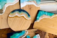 Maui Epoxy Resin Cheeseboard Workshop 90 min thumbnail 1