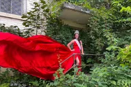 Traverse City Flying Dress Photo Shoot thumbnail 5