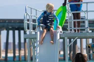 Fort Walton Pontoon Boat Rental with Double Slides 8 hr thumbnail 2