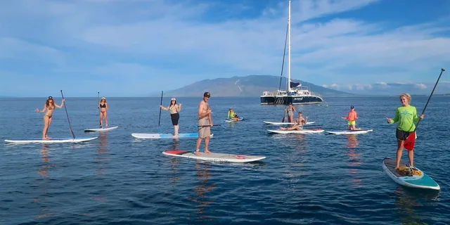 Maui Stand-Up Paddleboard Lesson at Makena Landing 2 hr - Image 1
