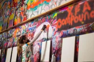 Chicago Spray Paint and Sip Workshop 1.5 hr thumbnail 1