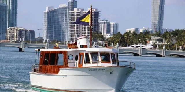 Miami Skyline Vintage Yacht Cruise - Image 4