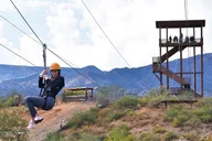 Sedona Zip Line Tour at Out of Africa Wildlife Park thumbnail 4