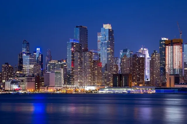New York City Skyline and Statue Night Cruise - Image 1