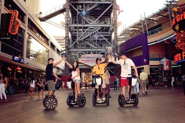 Las Vegas Segway Tour Fremont Street Experience 1 hr - Image 1