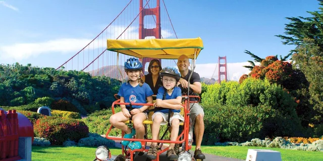 San Francisco Marina Waterfront Surrey Bike Rental - Image 1