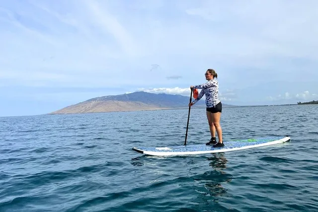 Kihei Stand Up Paddleboarding Class at Kalama Beach - Image 4