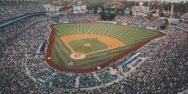 Los Angeles Dodgers Baseball Game at Dodger Stadium - Image 1