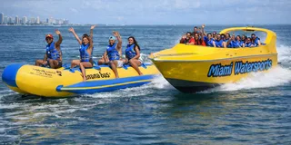 Miami Speedboat and Banana Tubing Experience