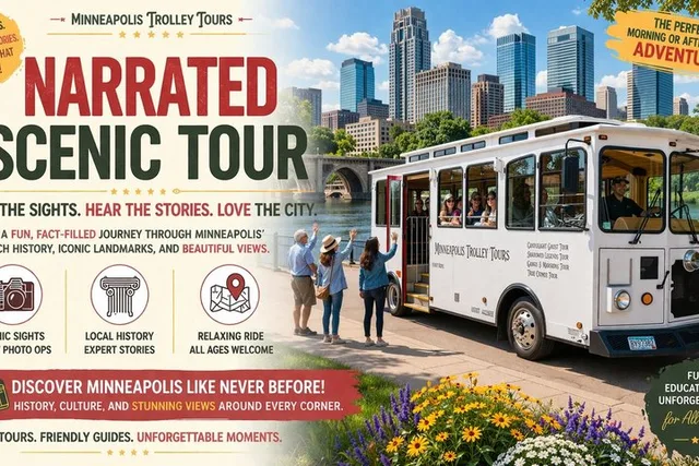 Minneapolis Trolley Scenic Tour - Image 1