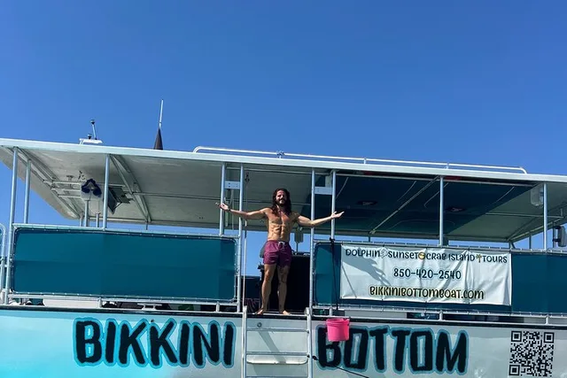 Destin Crab Island Swimming Tour on Bikkini Bottom Boat - Image 3