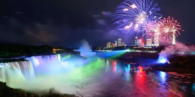 Niagara Falls USA Day and Night Tour with Light Show - Image 1