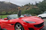 Los Angeles Ferrari Tour to Hollywood Sign 50 Min thumbnail 5